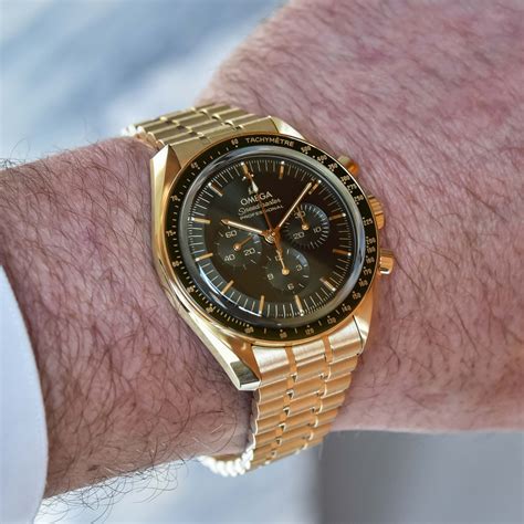 omega speedmaster moonshine gold green dial|omega moonwatch green dial.